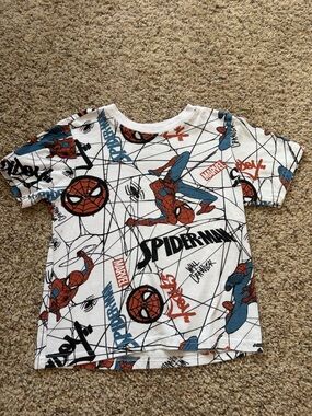 Marvel Spider-Man Tee - White, Red, Blue